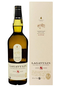 Виски Lagavulin 8 лет в коробке 0.7 л  виски lagavulin 8 лет в коробке 0.7 л