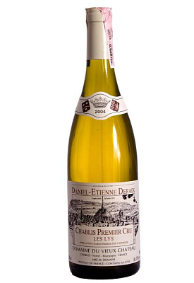 daniel-etienne defaix chablis 1er cru les lys 2004 0.75 л