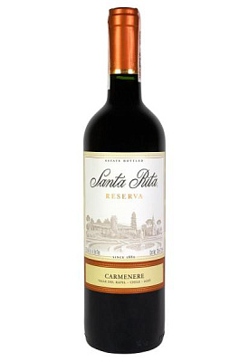 santa rita reserva carmenere красное сухое 0.75 л