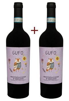 Набор вина Gufo Montepulciano d`Abruzzo Красное Сухое 0.75 (набор 2 х 0.75 л) набор вина gufo montepulciano d`abruzzo красное сухое 0.75 (набор 2 х 0.75 л)