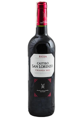 castillo san lorenzo crianza красное сухое 0.75 л