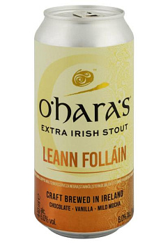 Пиво O'Hara's Leann Follain Extra Stout ж/б 0.44 л пиво o'hara's leann follain extra stout ж/б 0.44 л