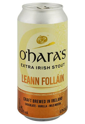 пиво o'hara's leann follain extra stout ж/б 0.44 л