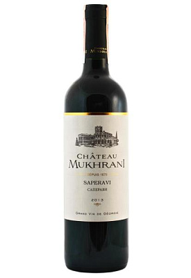 chateau mukhrani saperavi красное сухое 0.75 л