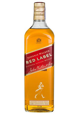 виски johnnie walker red label 1 л