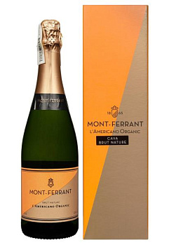 Cava Mont-Ferrant L'Americano Organic Brut Nature Біле Сухе 0.75 л cava mont-ferrant l'americano organic brut nature белое сухое 0.75 л