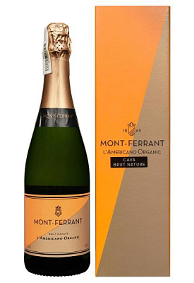 cava mont-ferrant l'americano organic brut nature белое сухое 0.75 л