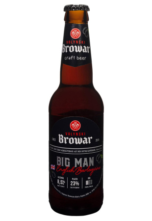 Пиво Big Man 8,5% темное н/ф 0.35 л