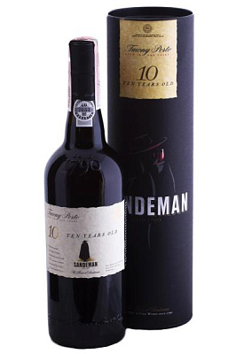 sandeman tawny 10 y.o. красное сладкое 0.75 л