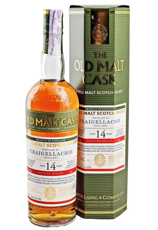 Виски Old Malt Cask Craigellachie 14 y.o. в коробке 0.7 л фото Виски Old Malt Cask Craigellachie 14 y.o. в коробке 0.7 л