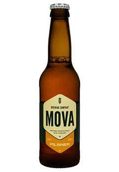 Пиво MOVA Pilsner 5,3% светлое 0.33 л пиво mova pilsner 5,3% светлое 0.33 л