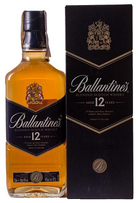 виски ballantine's 12 y.o. 0.7 л
