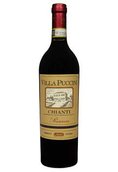 Villa Puccini Chianti Riserva DOCG 2018 Червоне Сухе 0.75 л villa puccini chianti riserva docg 2018 красное сухое 0.75 л