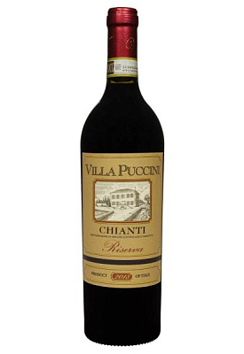 villa puccini chianti riserva docg 2018 красное сухое 0.75 л