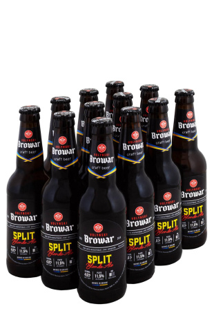 Упаковка Пиво Split ( 4% светлое н/ф 0.35 л 12 шт ) 