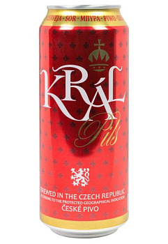 Пиво Kral Pils 4,1% ж/б 0.5 л пиво kral pils 4,1% ж/б 0.5 л