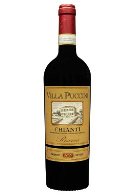 villa puccini chianti riserva docg 2021 красное сухое 0.75 л 