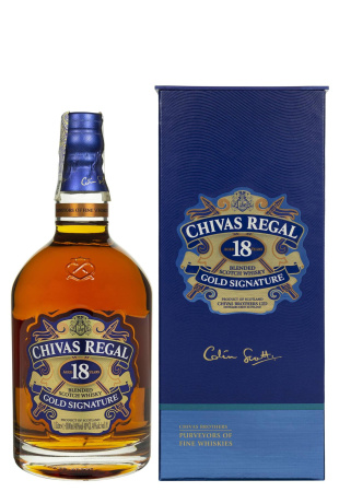 Виски Chivas Regal 18 y.o. в коробке 1 л
