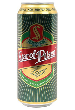 Пиво Star of Pilsen 4,7% ж/б 0.5 л пиво star of pilsen 4,7% ж/б 0.5 л