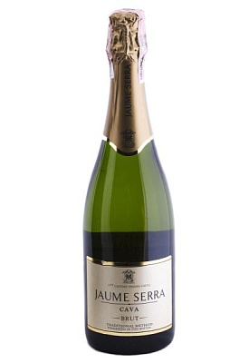 cava jaume serra brut белое 0.2 л