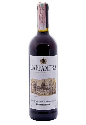 cappanera vino rosso abboccato красное полусухое 0.75 л