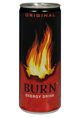 энергетический напиток burn original ж/б 0.25 л