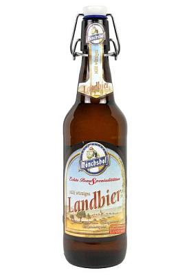 пиво mоnchshof landbier 5,4% стекло 0.5 л