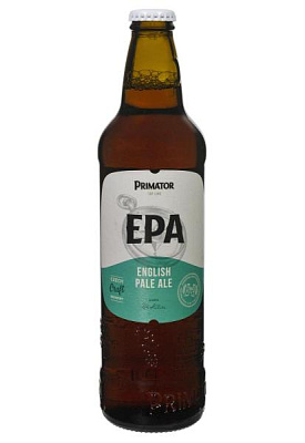 пиво primator english pale ale 5% стекло 0.5 л