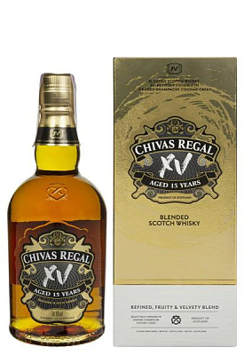 виски chivas regal 15 y.o. в коробке 0.7 л