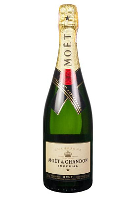 шампанское moet & chandon imperial brut белое 0.75 л