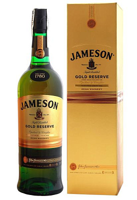 виски jameson gold reserve в коробке 0.7 л