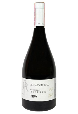 вина гулиевых шардоне reserve белое сухое 0.75 л