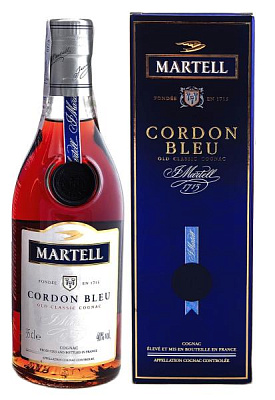коньяк martell cordon bleu в коробке 0.35 л