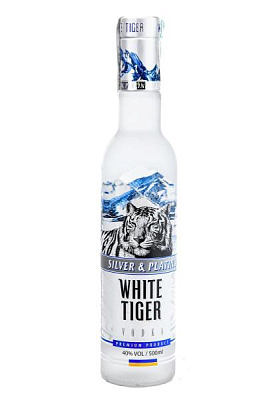 водка люботин white tiger 0.5 л