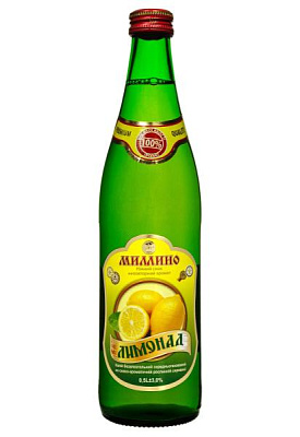 напиток милино лимонад б/а стекло 0.5 л