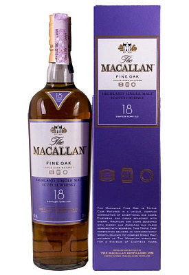 виски macallan triple cask 18 y.o. в коробке 0.7 л