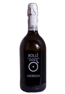 andreola bolle vino spumante extra dry 0.75 л