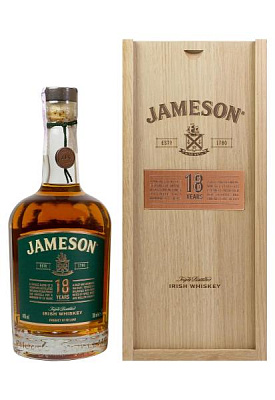 виски jameson 18 y.o. limited reserve в коробке 0.7 л