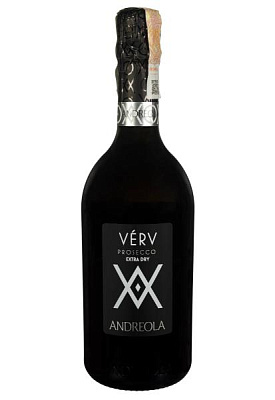 andreola verv prosecco extra dry белое сухое 0.75 л