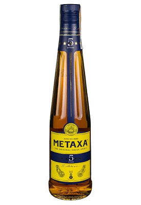 бренди metaxa 5 лет 0.5 л