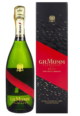 шампанське mumm grand cordon brut белое 0.75 л