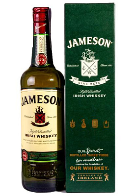 виски jameson в коробке 0.7 л