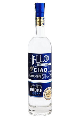 водка shabo hello extra vodka 0.5 л