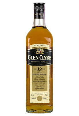 виски glen clyde 12 y.o. 0.7 л