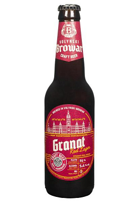 пиво granat полутемное н/ф 5,4% 0.35 л