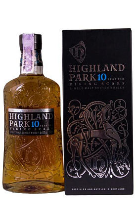 виски highland park 10 y.o. в коробке 0.7 л