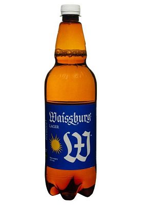 пиво waissburg 4,7% светлое 1 л
