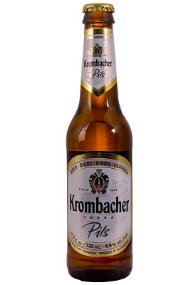 пиво krombacher pils 4,8% светлое 0.33 л