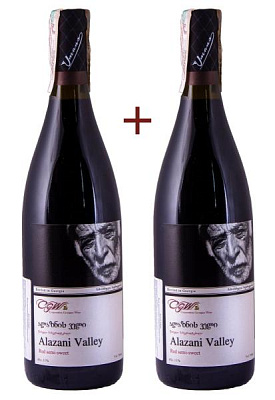 набор вина umano alazani valley red красное полусладкое 0.75 (набор 2 х 0.75 л)