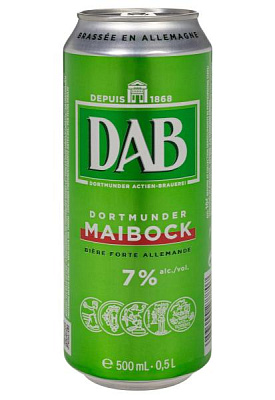 пиво dab maibock 7% светлое ж/б 0.5 л